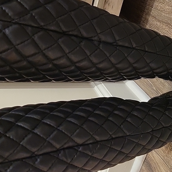 Women's Zip Up Tall Riding Boot Black - Picture 3 of 8